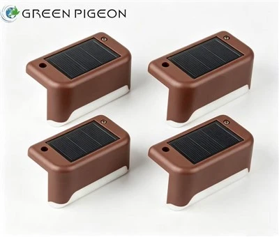 Luces de paso con energía solar para escaleras exteriores