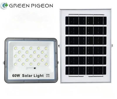 Luz de inundación solar con sensor de movimiento inalámbrico